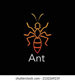 Logo Insektengradgelbe Orangengrafik Vektor 