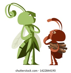 the ant and the grasshopper fable