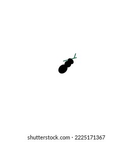 Ant with a green branch