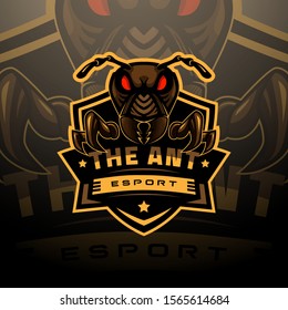 Ant head logo gaming esport