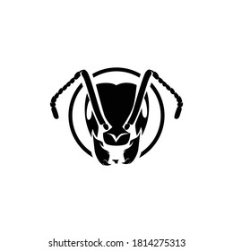 Ant Head Logo Template Design Vector