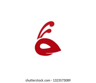 Ant head Logo template vector illustration design
