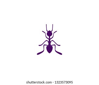 Ant head Logo template vector illustration design
