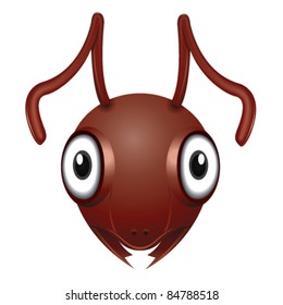 Ant Head - Vector Illustration