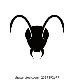 ant head vector logo template