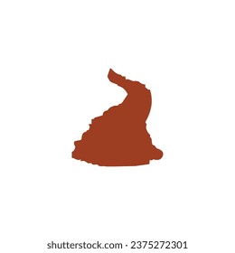 Ant hill icon. Simple style Ant hill poster background symbol. Ant hill brand logo design element. Ant hill t-shirt printing. Vector for sticker.