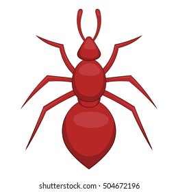 Ant icon. Cartoon illustration of ant vector icon for web