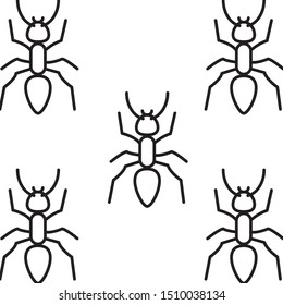 ant icon, illustration design template 