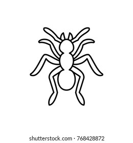 ant icon illustration isolated vector sign symbol