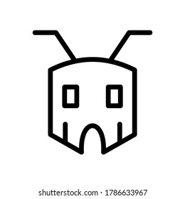 ant icon or logo isolated sign symbol vector illustration - high quality black style vector icons
