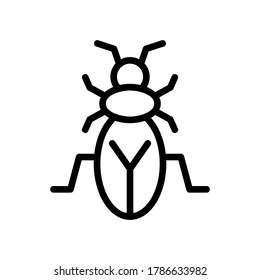 ant icon or logo isolated sign symbol vector illustration - high quality black style vector icons
