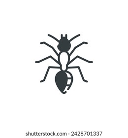 Ant icon, Ant vector illustration