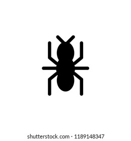 ant icon. ant vector illustration on white background for web and apps.