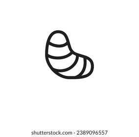 ant icon vector. Linear style sign for mobile concept and web design. ant symbol illustration. Pixel vector graphics - Vector.