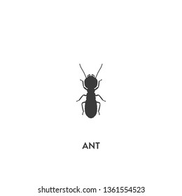 ant icon vector. ant sign on white background. ant icon for web and app