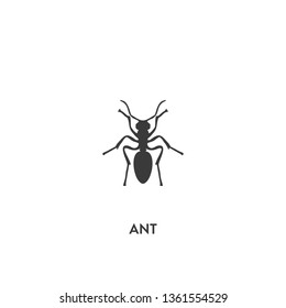 Ant Icon Vector Ant Sign On Stock Vector (Royalty Free) 1361554529 ...