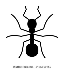 Ant insect. Bug insect, ant. Animal ant icon vector illustration