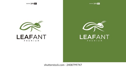 Diseño del logotipo de la hormiga . Descarga de la plantilla Ilustración vectorial