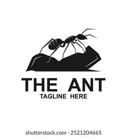 ant logo icon symbol vector illustration design