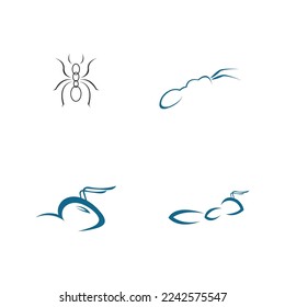 Ant Logo set  template vector illustration design