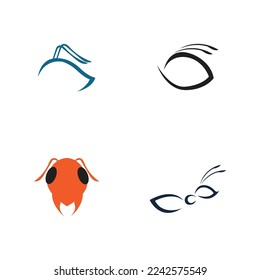 Ant Logo set  template vector illustration design
