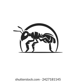 Plantilla de logotipo de hormiga aislada. Identidad de marca. Icono Abstracto Vector gráfico
