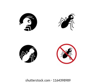 Ant Logo template vector illustration design