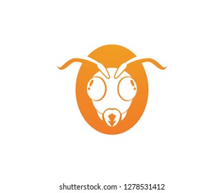 Ant Logo template vector illustration design
