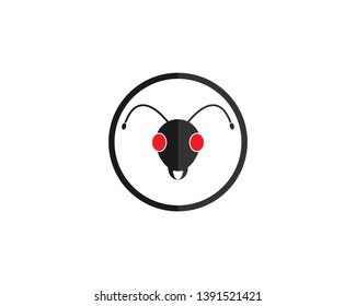 Ant Logo template vector illustration design - Vector