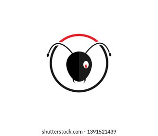 Ant Logo template vector illustration design - Vector