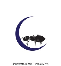 Ant  Logo template vector illustration design - Vector
