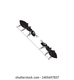 Ant  Logo template vector illustration design - Vector
