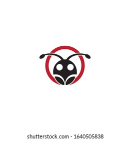 Ant Logo template vector illustration design