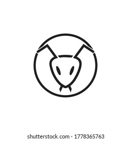 Ant Logo template vector illustration design