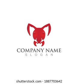 Ant Logo template vector illustration design