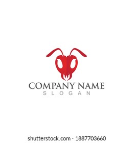 Ant Logo template vector illustration design