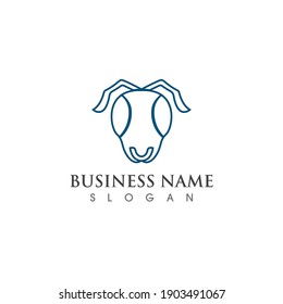 Diseño de ilustración vectorial de la plantilla de logotipo de hormiga