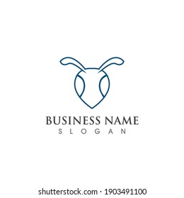 Ant Logo template vector illustration design