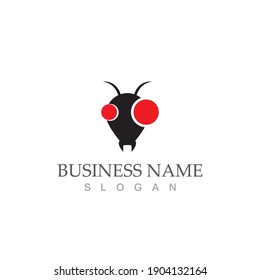 Ant Logo template vector illustration design
