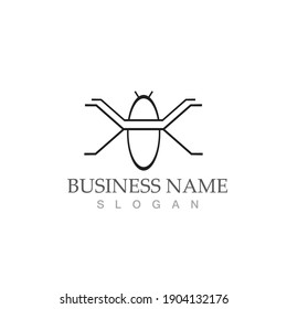 Ant Logo template vector illustration design