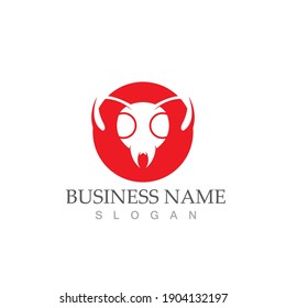 Ant Logo template vector illustration design