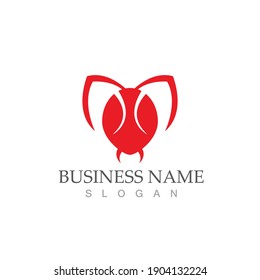 Ant Logo template vector illustration design