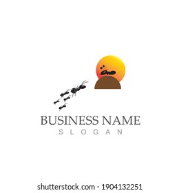Ant Logo template vector illustration design