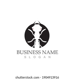 Ant Logo template vector illustration design