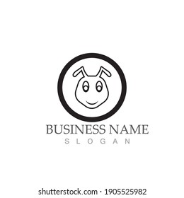 Ant Logo template vector illustration design