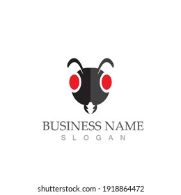 Ant Logo template vector illustration design