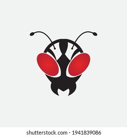 Ant Logo template vector illustration design