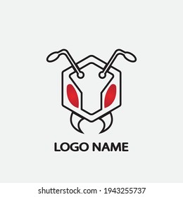 Ant Logo template vector illustration design