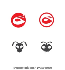 Ant Logo template vector illustration design