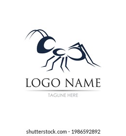 Ant Logo template vector illustration design